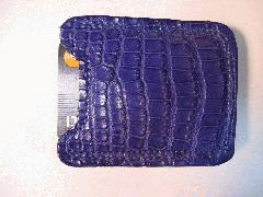 Desert Cobalt Blue Alligatrix Money Clip Front - Web.JPG